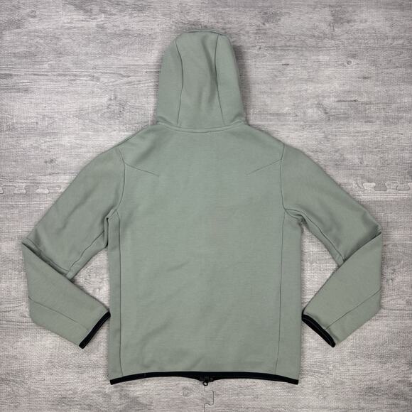 RARE Nike Sportswear Tech Fleece Hoodie Men S Small 'Mica Green' CU4489-330 EUC - Picture 2 of 12